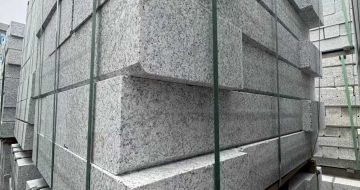 绍兴芝麻白路牙石 马路牙子