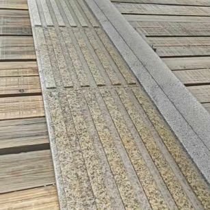 绍兴黄金麻盲道石 盲条