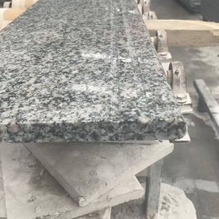 绍兴芝麻白楼梯踏步 芙蓉白