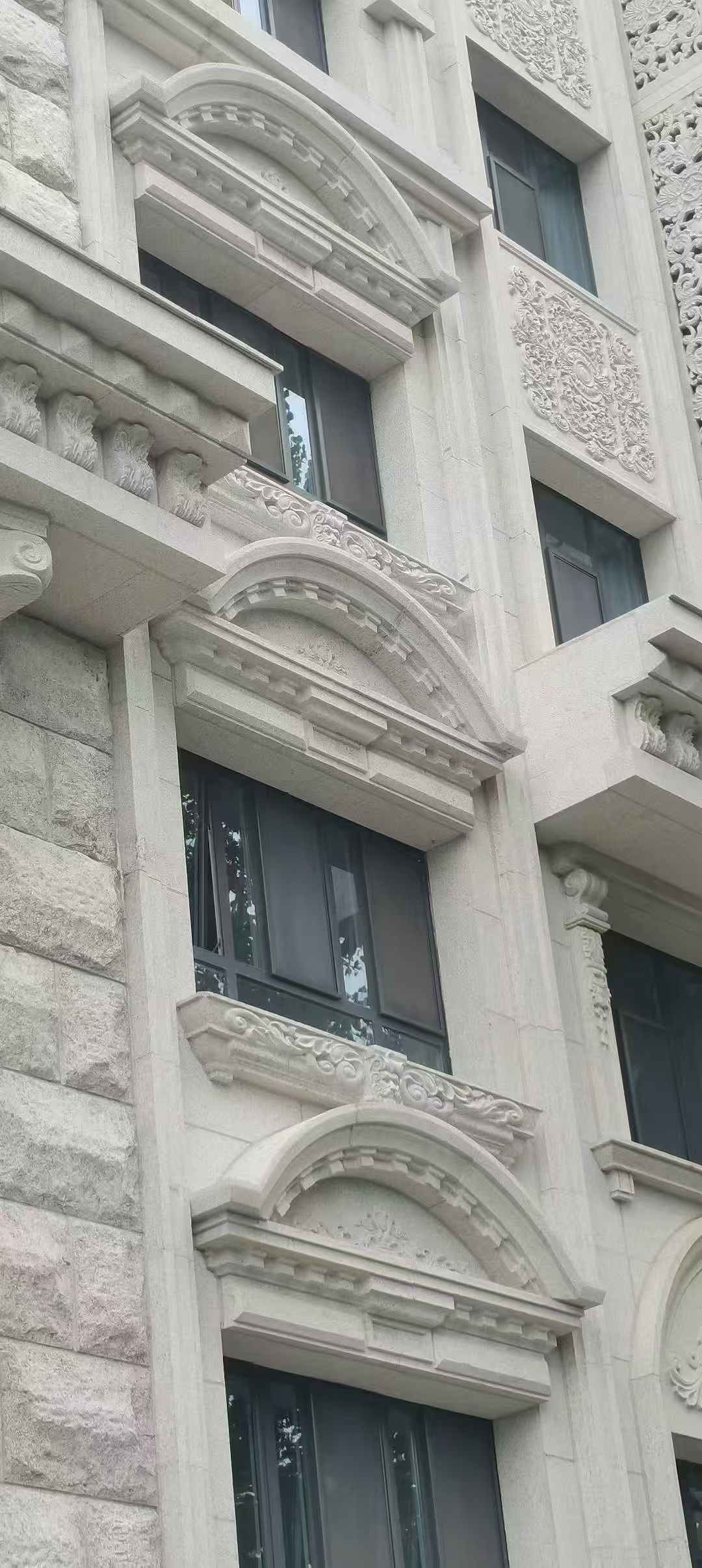 绍兴芝麻白异形 石材异形定制