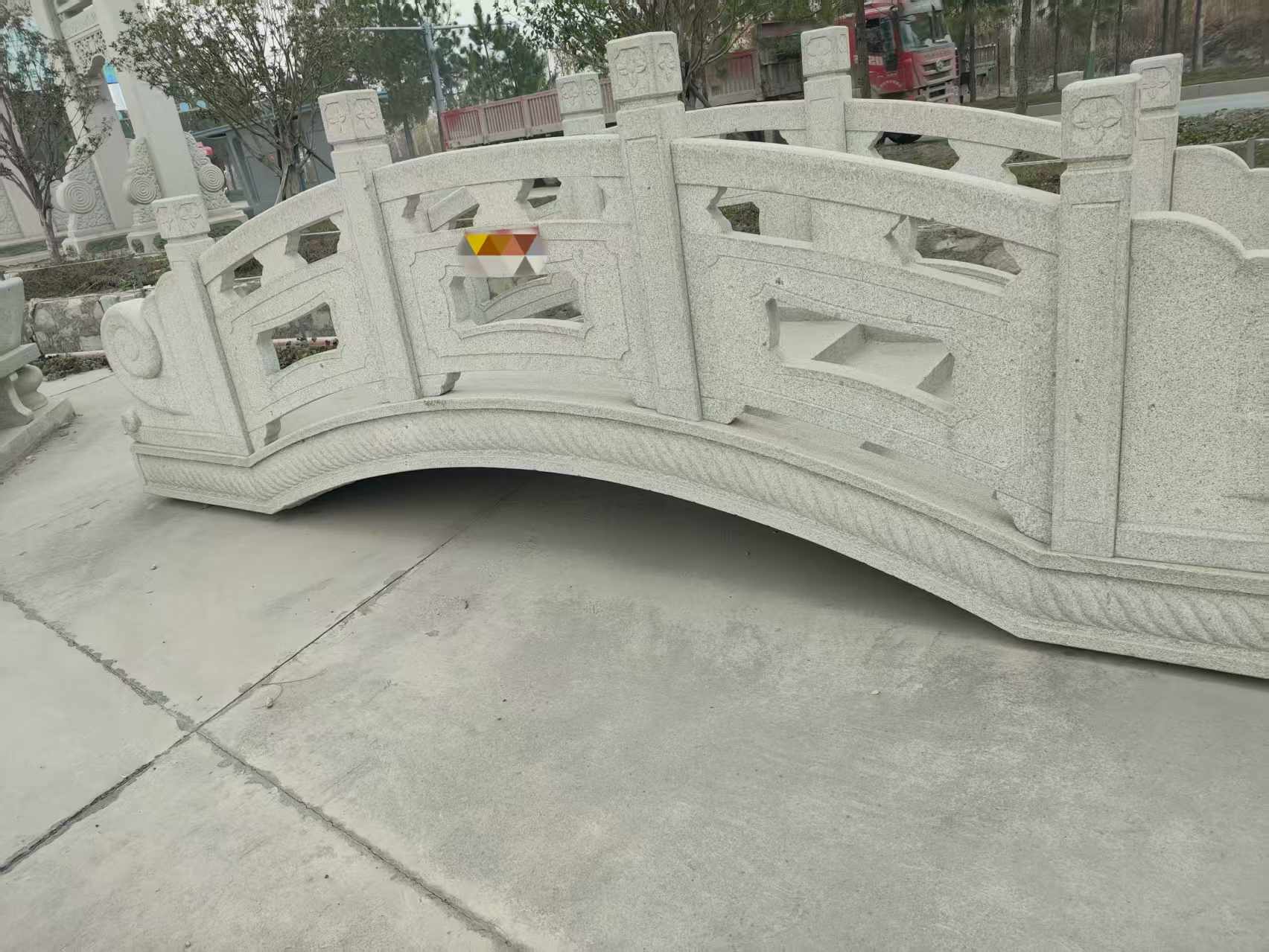 绍兴芝麻白拱桥，石桥