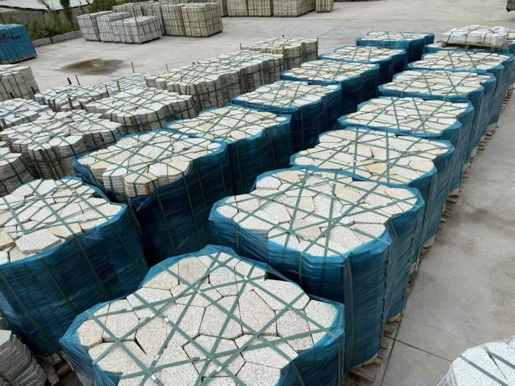 绍兴黄金麻冰裂纹 碎拼