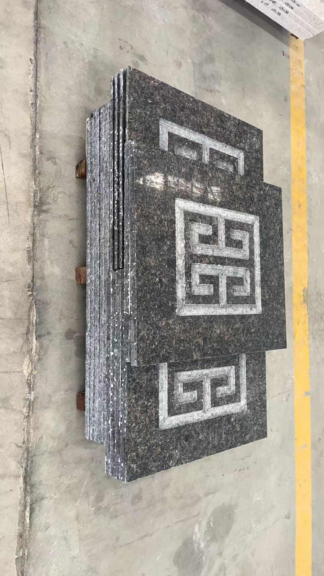 绍兴英国棕回纹雕刻版